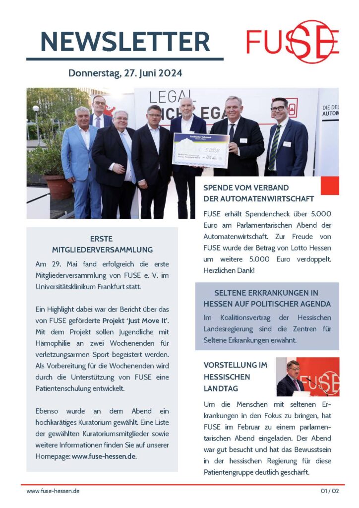 FUSE Newsletter Juli 2024